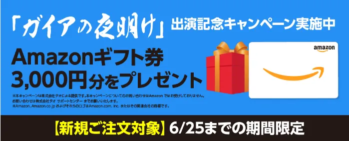 ガイアの夜明け天神キャンペーンamazonギフト3,000円